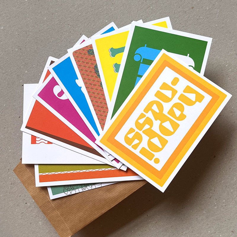 Set of all 10 postcards